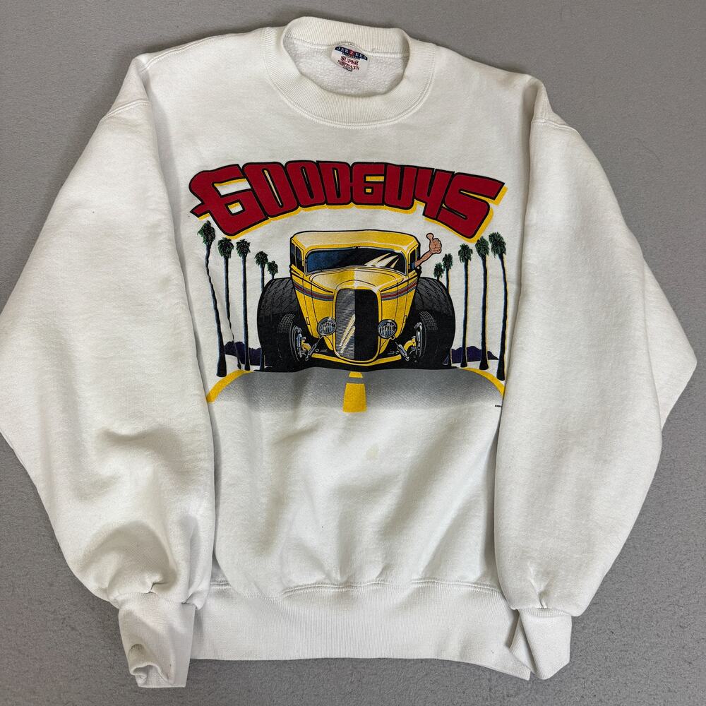 Vintage Goodguys Rod & Custom Association Jerzees Crewneck Sweatshirt USA